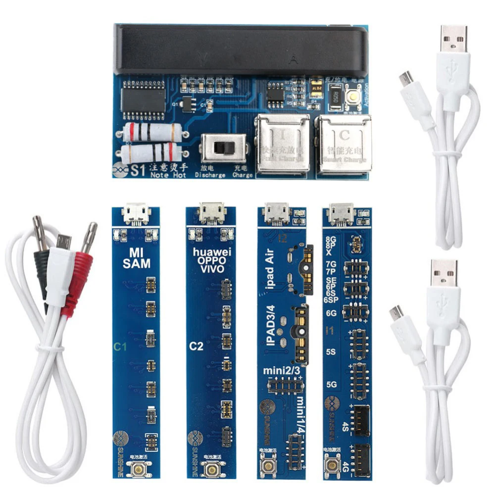 SUNSHINE iPhone High Quality Mobile Phone Battery Fast Charge and Activation Board Android Phone Repair Tool
SUNSHINE iPhone High Quality Mobile Phone Battery Fast Charge and Activation Board Android Phone Repair Tool