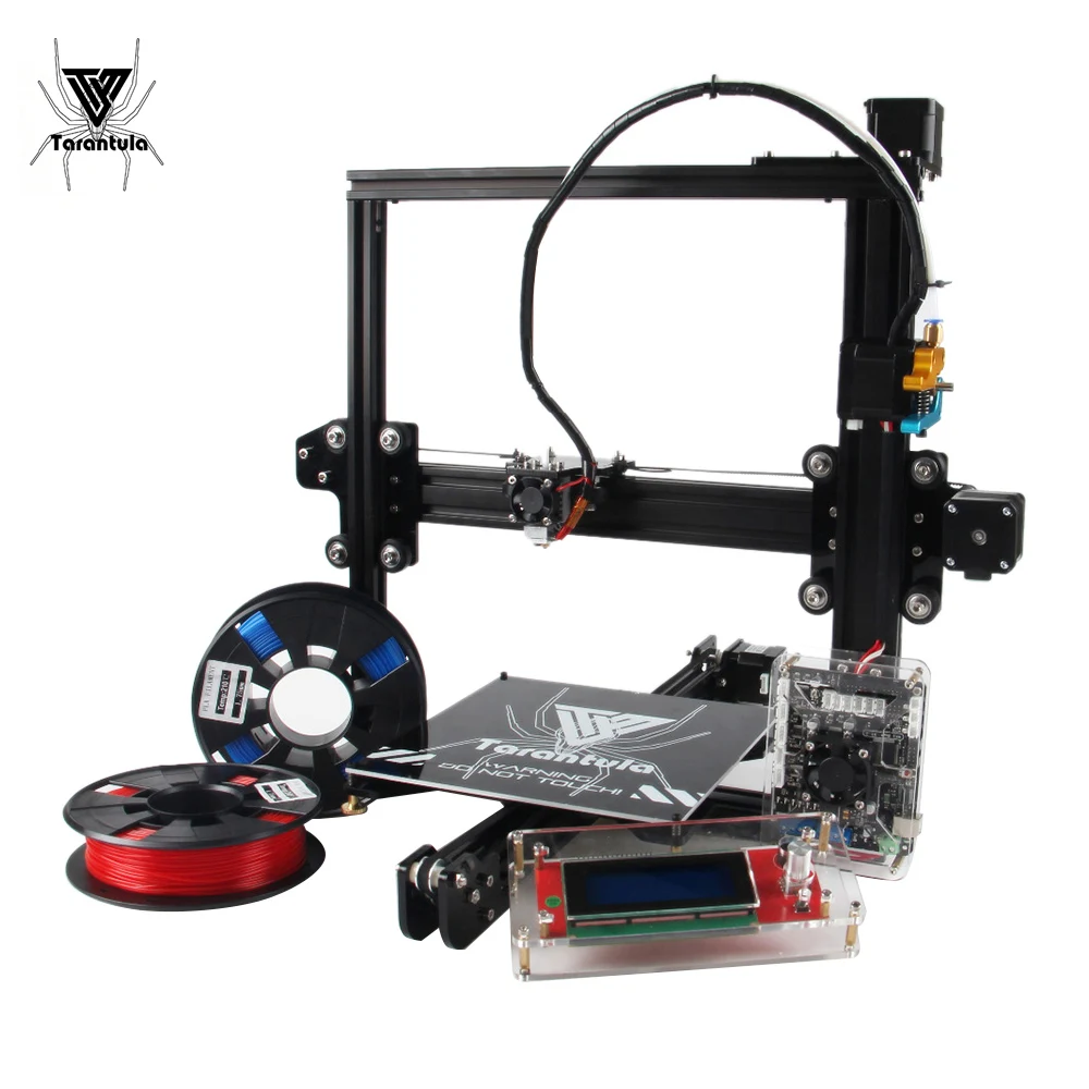 

TEVO Tarantula I3 3D Printer DIY Kit Aluminium Extrusion 3D Printer Kit 3D Printing 2 Rolls Filament 8GB Memory Card As Gift