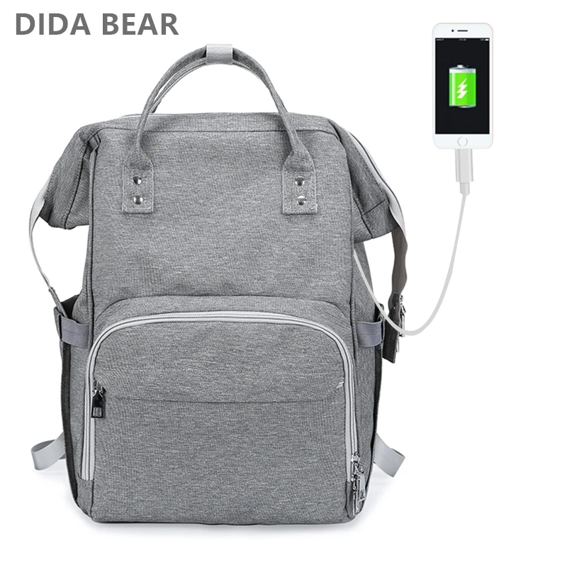 Brand Waterproof Canvas USB Charging Backpacks Heating Diaper Bag Toddler Mommy Diaper Backpack Women Travel Bag Large Capacity
Brand Waterproof Canvas USB Charging Backpacks Heating Diaper Bag Toddler Mommy Diaper Backpack Women Travel Bag Large Capacity