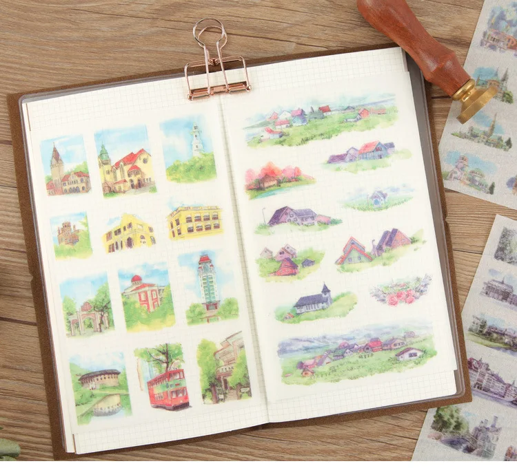 6PCS New Creative Cartoon Meet A Dream House Children Stationery Stickers For DIY Albums Scrapbooking Diary Decoration Depicting
6PCS New Creative Cartoon Meet A Dream House Children Stationery Stickers For DIY Albums Scrapbooking Diary Decoration Depicting