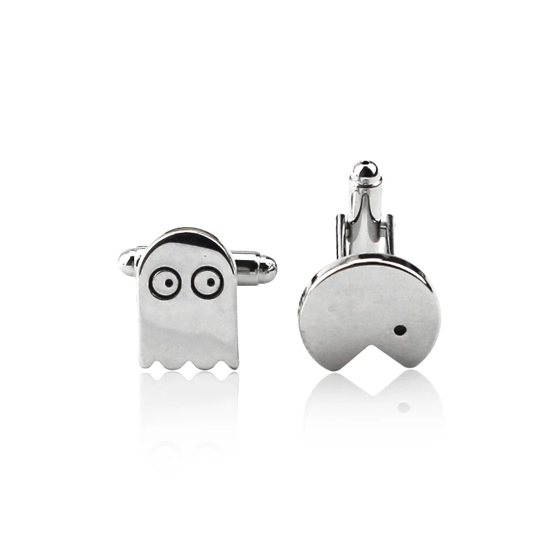 High-quality Packman&Ghost Cufflink Copper material Cuff Buttons Pins Shirt Cuff links
High-quality Packman&Ghost Cufflink Copper material Cuff Buttons Pins Shirt Cuff links