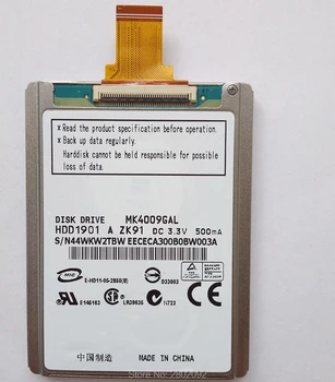new MK4009GAL 1.8-inch Hard disk and hard disk cable interface ce ZIF 40Gb IPOD CLASSIC VIDEO ZUNE camera d420 d430 hp2510p
new MK4009GAL 1.8-inch Hard disk and hard disk cable interface ce ZIF 40Gb IPOD CLASSIC VIDEO ZUNE camera d420 d430 hp2510p