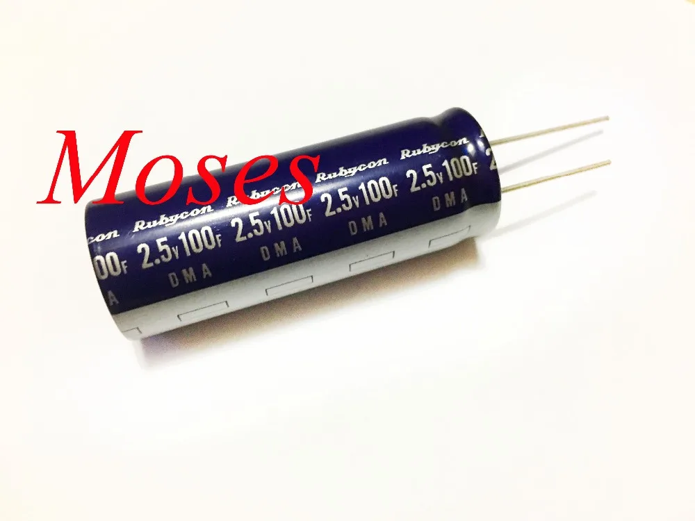 2.5v 100F 100f 100% Original New Ruby-con farad super capacitor car Rectifier Capacitance Radial 20x55mm
2.5v 100F 100f 100% Original New Ruby-con farad super capacitor car Rectifier Capacitance Radial 20x55mm