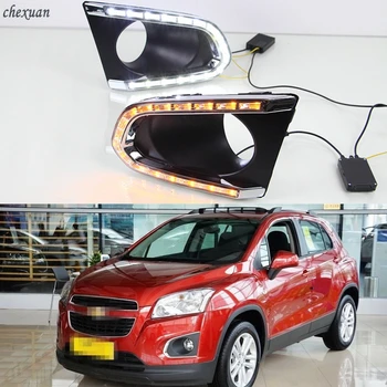CSCSNL 2PCS Led Daytime Running Light for Chevrolet Chevy TRAX 2014 2015 2016 DRL with turn signal light fog lamp cover
CSCSNL 2PCS Led Daytime Running Light for Chevrolet Chevy TRAX 2014 2015 2016 DRL with turn signal light fog lamp cover