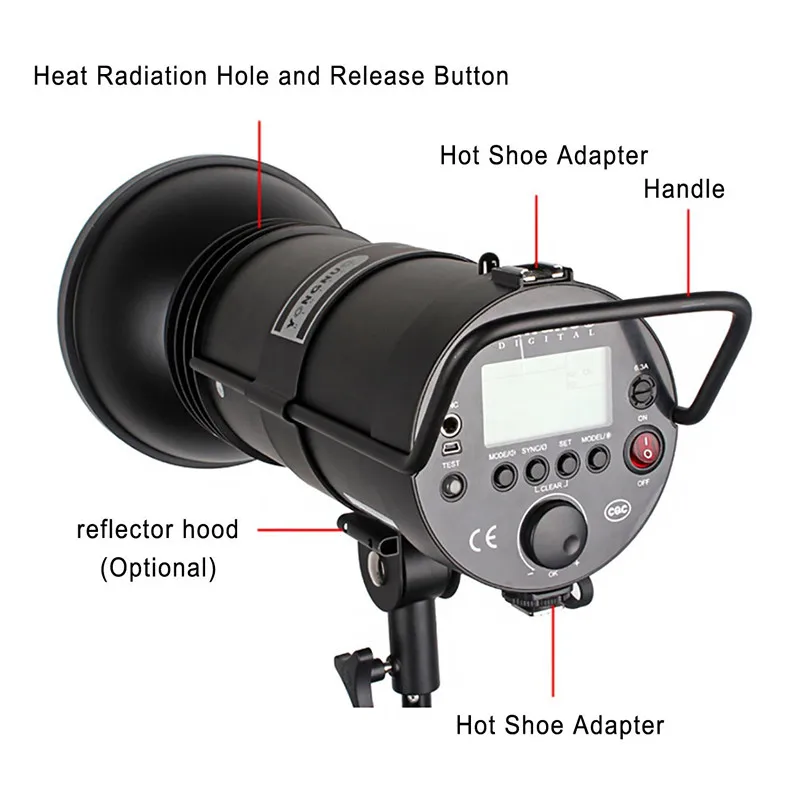YongNuo YN-300W TTL Strobe Flash Lighting 5500K~8000K for Canon Mark III/1DX/5D/5D Mark II/5D Mark III/5DS/5DS R 7D Mark II
YongNuo YN-300W TTL Strobe Flash Lighting 5500K~8000K for Canon Mark III/1DX/5D/5D Mark II/5D Mark III/5DS/5DS R 7D Mark II