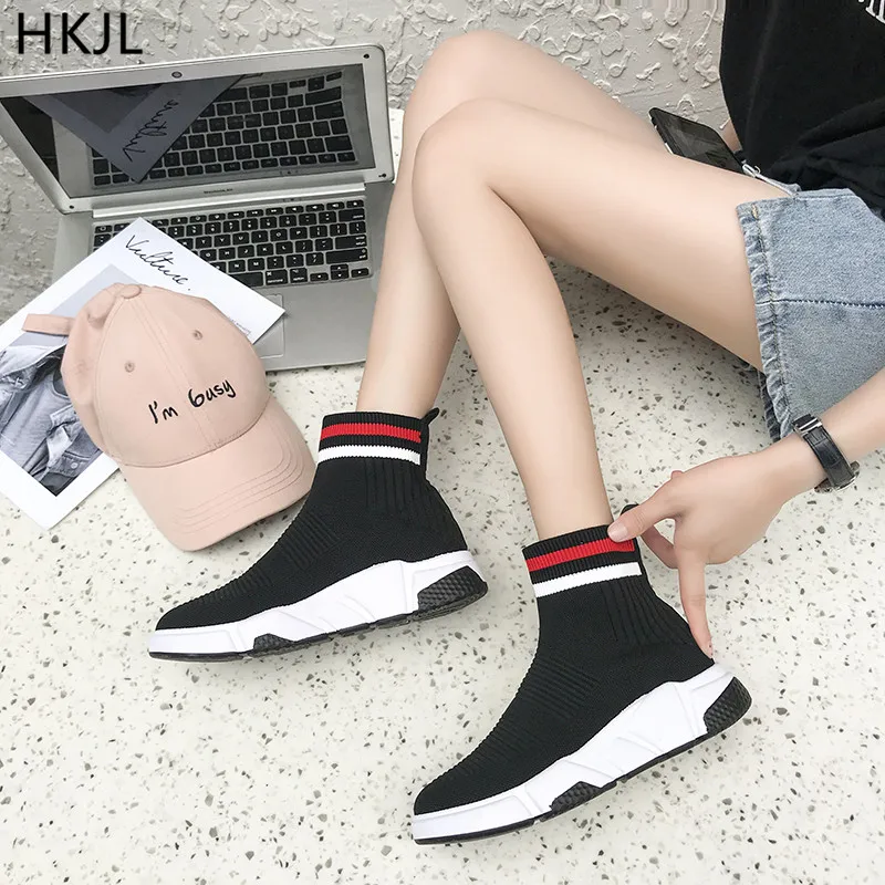 HKJL new fashion Spring 2019 stretch hosiery casual shoes for children thick bottom high top flats sports shoes A005
HKJL new fashion Spring 2019 stretch hosiery casual shoes for children thick bottom high top flats sports shoes A005