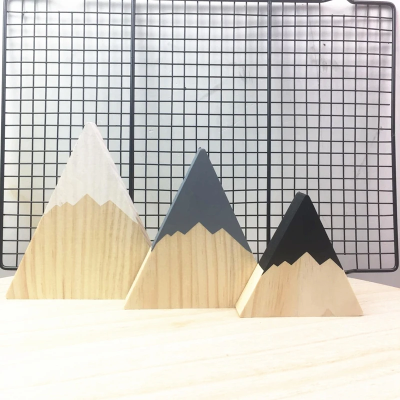 Nordic Top Woodland Wood Mountain Decorative Handmade Kids Bookends Home Decor Wooden Mountain Children's Room Decoration Bloc
Nordic Top Woodland Wood Mountain Decorative Handmade Kids Bookends Home Decor Wooden Mountain Children's Room Decoration Bloc