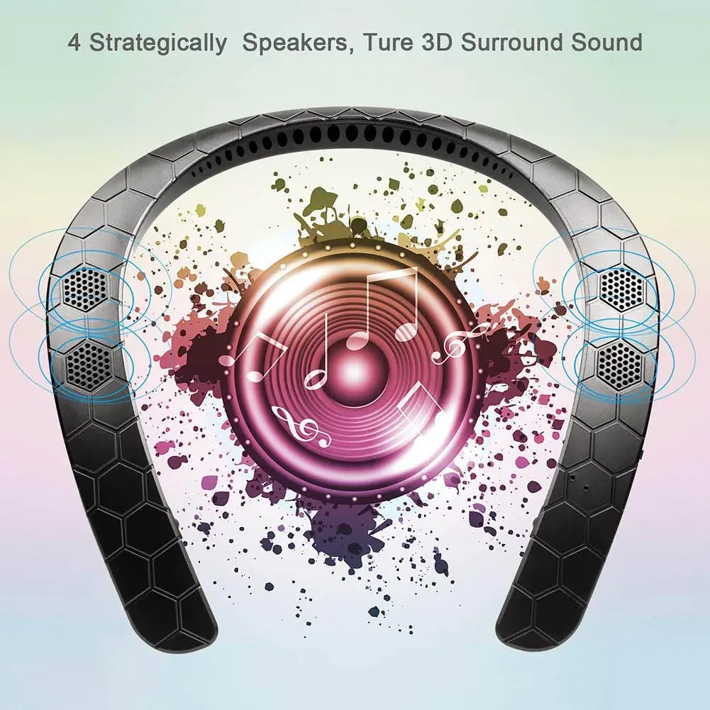 Portable Sport Wireless Wearable Bluetooth Hands-free Call Neckband Speaker Wearable Bluetooth Hands-free Call Neckband Speaker
Portable Sport Wireless Wearable Bluetooth Hands-free Call Neckband Speaker Wearable Bluetooth Hands-free Call Neckband Speaker