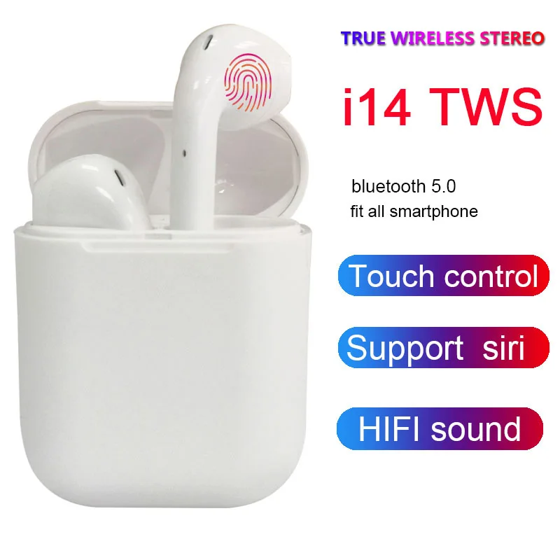 I14 TWS bluetooth headset 1:1 In-ear Wireless Bluetooth5.0 Earphone Earbud Touch earburd Sport air dorts for xiaomi iphone phone
I14 TWS bluetooth headset 1:1 In-ear Wireless Bluetooth5.0 Earphone Earbud Touch earburd Sport air dorts for xiaomi iphone phone