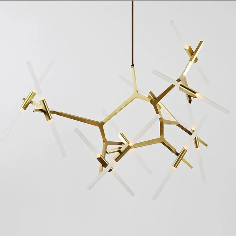 Modern 110v 220v Roll Hill Agnes LED gold branch chandeliers light lamp 6/10/14/20 heads gold suspended drop lighting luminaire 
Modern 110v 220v Roll Hill Agnes LED gold branch chandeliers light lamp 6/10/14/20 heads gold suspended drop lighting luminaire