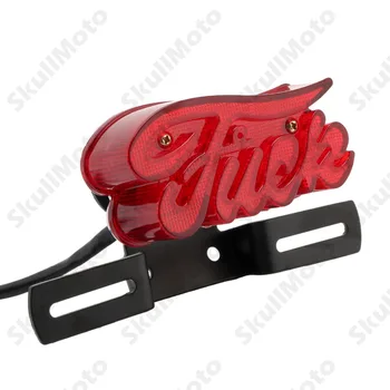 F U C K Motorcycle Parts Rear Tail Light Brake Light Lamp Bracket License Plate For Harley Bobber Chopper
F U C K Motorcycle Parts Rear Tail Light Brake Light Lamp Bracket License Plate For Harley Bobber Chopper
