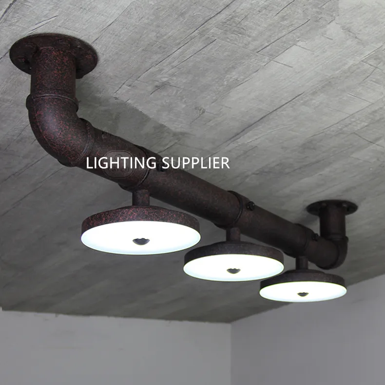 Contracted technology Corridor industrial style Fixtures creative LED Three disc Water pipe ceiling lamps
Contracted technology Corridor industrial style Fixtures creative LED Three disc Water pipe ceiling lamps