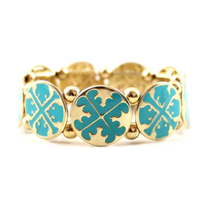 YJX Enameled Disk Statement Bracelet Beaded Stretch Women Fashion Costume Jewelry
YJX Enameled Disk Statement Bracelet Beaded Stretch Women Fashion Costume Jewelry