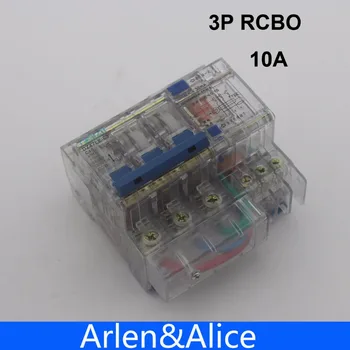 Transparent DZ47LE 3P 10A 400V~ 50HZ/60HZ Residual current Circuit breaker with over current and Leakage protection RCBO
Transparent DZ47LE 3P 10A 400V~ 50HZ/60HZ Residual current Circuit breaker with over current and Leakage protection RCBO