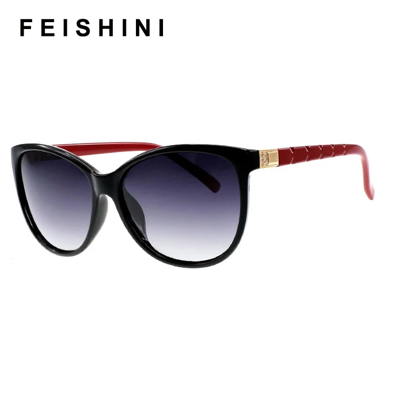 Feishini Luxury Polaroid UV400 Sun Glasses Cat Eye Elegant Checked Sexy Advanced Gradient Sunglasses Women Polarized Vintage 
Feishini Luxury Polaroid UV400 Sun Glasses Cat Eye Elegant Checked Sexy Advanced Gradient Sunglasses Women Polarized Vintage