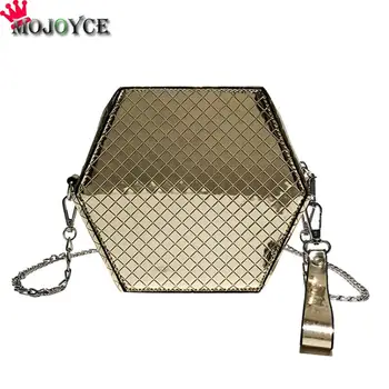 Crossbody Bag Women Hexagon Shape Messenger Bags Laser Chain Shoulder Bag Handbags Polygonal Phone Bag Small Lady Girl Stylish
Crossbody Bag Women Hexagon Shape Messenger Bags Laser Chain Shoulder Bag Handbags Polygonal Phone Bag Small Lady Girl Stylish