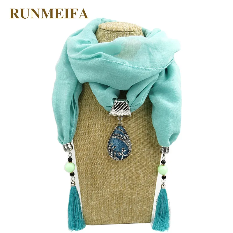 RUNMEIFA Women Jewelry Pendant Scarf With Tassels Female Pendant Necklace Neckerchief Scarves Lady Voile Scarf With Pendant
RUNMEIFA Women Jewelry Pendant Scarf With Tassels Female Pendant Necklace Neckerchief Scarves Lady Voile Scarf With Pendant