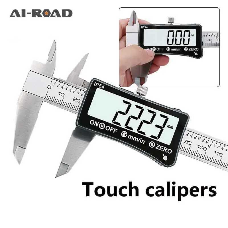0-150mm Stainless Steel Touch Screen Digital Caliper High Precision Electronic Caliper Mini Measuring Tool
0-150mm Stainless Steel Touch Screen Digital Caliper High Precision Electronic Caliper Mini Measuring Tool