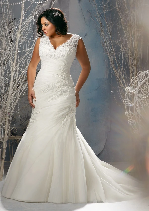 Vestido De Noiva 2015 Custom Made White/Ivory Beading Lace Mermaid Plus Size Wedding Dress Bride Dresses
Vestido De Noiva 2015 Custom Made White/Ivory Beading Lace Mermaid Plus Size Wedding Dress Bride Dresses