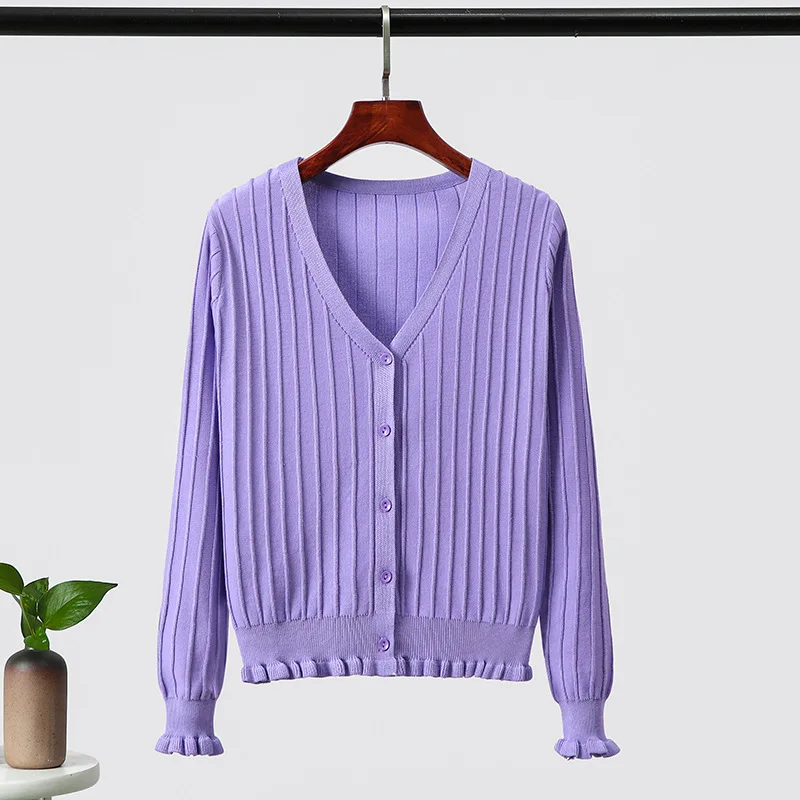 SKOONHEID Striped Women Knitted Cardigans V Neck Autumn Korean Style Large Size Outwear Winter Warm Tricots Loose Solid Sweater
SKOONHEID Striped Women Knitted Cardigans V Neck Autumn Korean Style Large Size Outwear Winter Warm Tricots Loose Solid Sweater