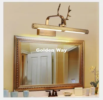 Nordic Bronze LED Wall Lamps in Bathroom with Swing Arm 44CM 64CM 85CM Long over Mirrors Sconces 110V / 220V AC Mirror Lighting
Nordic Bronze LED Wall Lamps in Bathroom with Swing Arm 44CM 64CM 85CM Long over Mirrors Sconces 110V / 220V AC Mirror Lighting