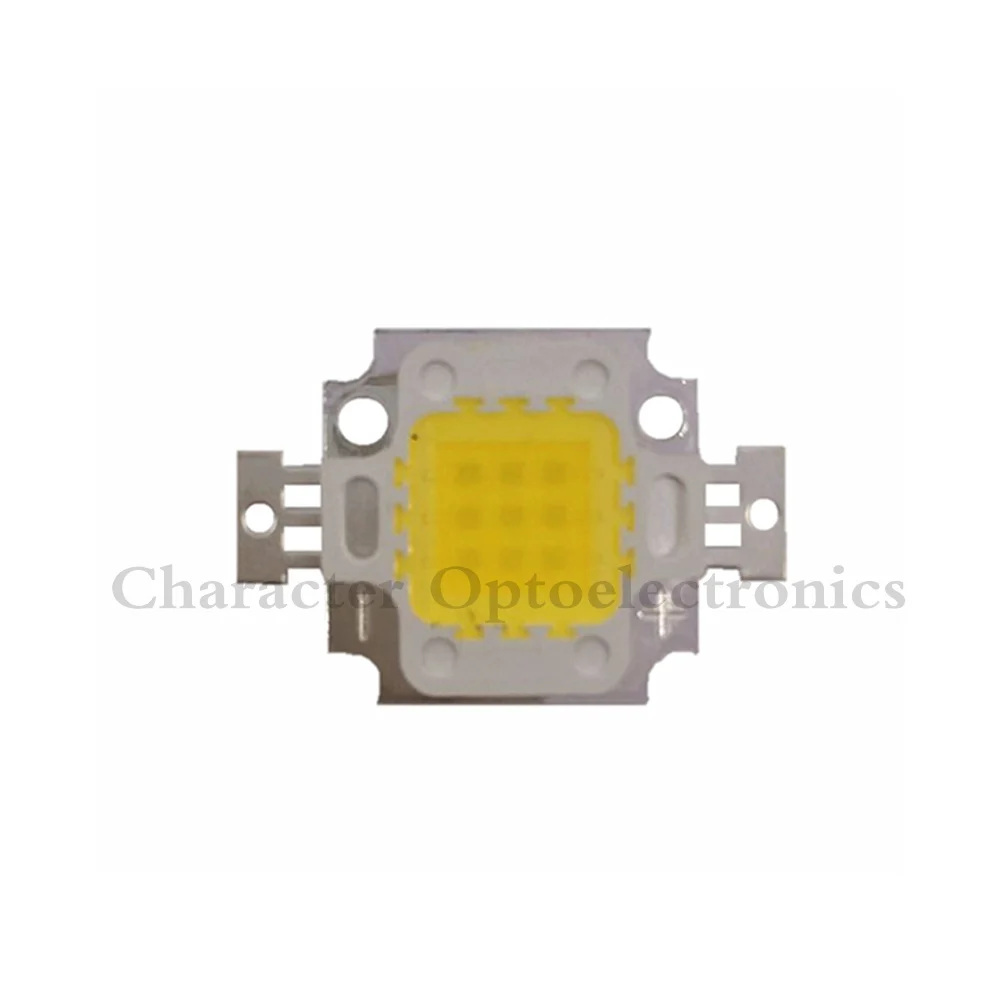 

2PCS 10W Warm White 3000K Cold White 6000K 10000K 20000K 30000K Square High Power900-1000LMLED Light chip 1000mA 9-11V