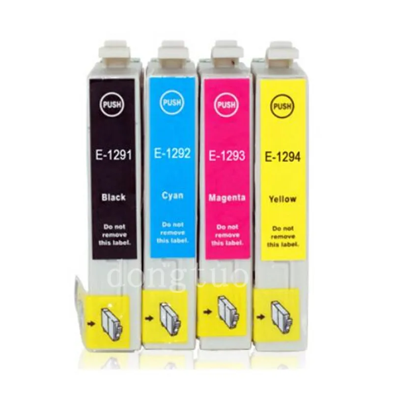 T1291 - T1294 Ink Cartridge Full Ink For ink Stylus SX235W SX230 SX420W SX425W SX430W SX435W SX440W SX445W Printer
T1291 - T1294 Ink Cartridge Full Ink For ink Stylus SX235W SX230 SX420W SX425W SX430W SX435W SX440W SX445W Printer