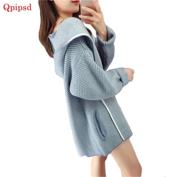 Women Cardigan Sweater Coat 2018 Autumn and Winter Women Long Knited Coat Hooded Cardigans Long Coat Female Knitwear Long Jacket
Women Cardigan Sweater Coat 2018 Autumn and Winter Women Long Knited Coat Hooded Cardigans Long Coat Female Knitwear Long Jacket