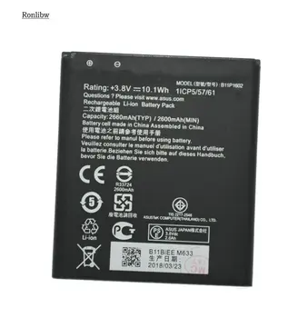 Ronlibw 2600mAh B11P1602 Battery fit For ASUS Zenfone Go 5" ZB500KL X00AD X00ADC X00ADA phone
Ronlibw 2600mAh B11P1602 Battery fit For ASUS Zenfone Go 5" ZB500KL X00AD X00ADC X00ADA phone