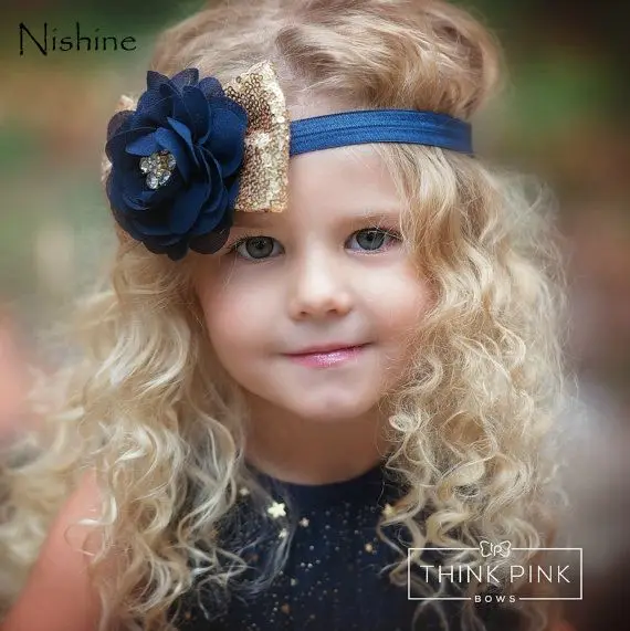 NISHINE New Sequins Bow Glitter Chiffon Flower Headband Girls And Kids Hairbow Crystal Rhinestone Hair Band Hair Accessories
NISHINE New Sequins Bow Glitter Chiffon Flower Headband Girls And Kids Hairbow Crystal Rhinestone Hair Band Hair Accessories