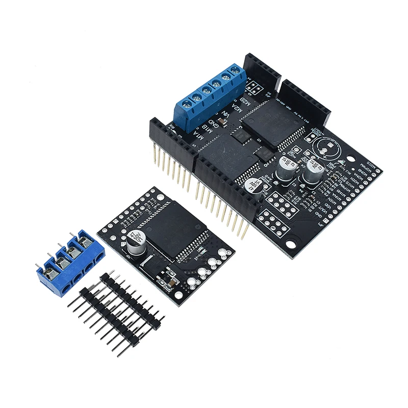 VNH5019 30A Dual High Power DC Motor Driver Shield Compatible with ARDUINO (Environmental Protection) VNH2SP30 upgrade
VNH5019 30A Dual High Power DC Motor Driver Shield Compatible with ARDUINO (Environmental Protection) VNH2SP30 upgrade