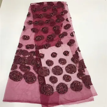 2019 Latest French Nigerian Laces Fabrics High Quality African Laces Fabric Wedding Glued glitter sequins Tulle Lace Red
2019 Latest French Nigerian Laces Fabrics High Quality African Laces Fabric Wedding Glued glitter sequins Tulle Lace Red