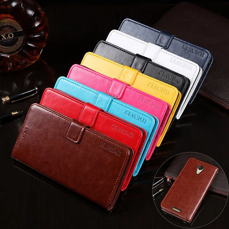 iTien Vintage Leather Protection Cover Case For BQ BQS 5201 Space 5504 Strike Selfie Max TPU Silicone Shell Wallet Etui Skin | Мобильные