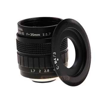 FUJIAN 35mm F1.7 CCTV F1.7 Lens+C Mount for Micro 4/3 m4/3 Olympus EPL5 EPM3 EPL7 OM-D EP1 EP2 EP3 EP6 EPL7 EPL6 EPL3 E-M5 E-M10
FUJIAN 35mm F1.7 CCTV F1.7 Lens+C Mount for Micro 4/3 m4/3 Olympus EPL5 EPM3 EPL7 OM-D EP1 EP2 EP3 EP6 EPL7 EPL6 EPL3 E-M5 E-M10