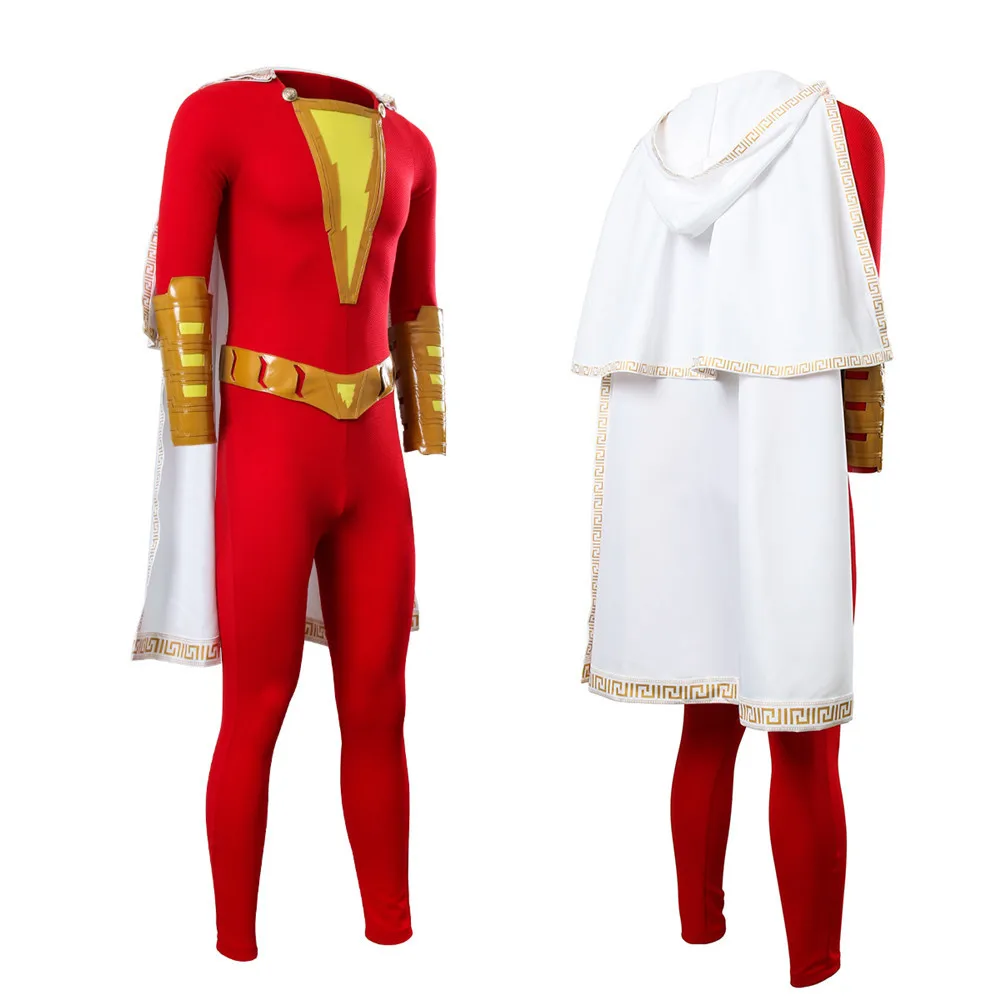 New Arrival Shazam Cosplay Captain Marvel Costume Billy Batson Jumpsuit Costumes Superhero Halloween Adults Men Customized Made
New Arrival Shazam Cosplay Captain Marvel Costume Billy Batson Jumpsuit Costumes Superhero Halloween Adults Men Customized Made