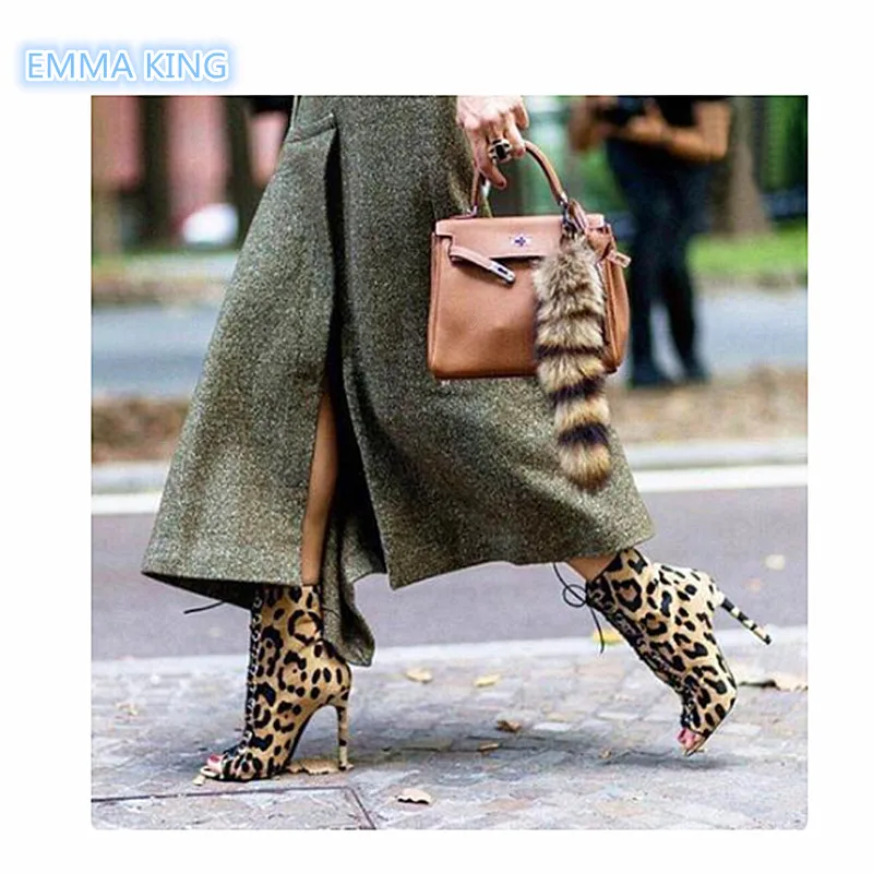 Women Back Zipper Leopard Prints Ankle Boots Stiletto High Heels Fashion Peep Ladies Sexy Shoes 2019 New Woman Chelsea Boot
Women Back Zipper Leopard Prints Ankle Boots Stiletto High Heels Fashion Peep Ladies Sexy Shoes 2019 New Woman Chelsea Boot
