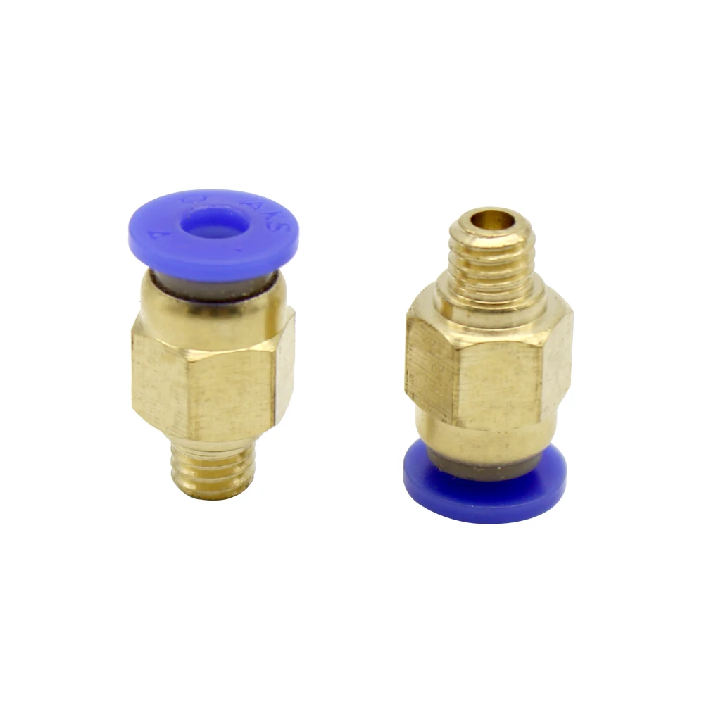 PC4-M6 Pneumatic Straight Connector Brass Part For MK8 OD 4mm 6mm Tube Filament M6 Feed Fitting Coupler 3D Printers Parts
PC4-M6 Pneumatic Straight Connector Brass Part For MK8 OD 4mm 6mm Tube Filament M6 Feed Fitting Coupler 3D Printers Parts