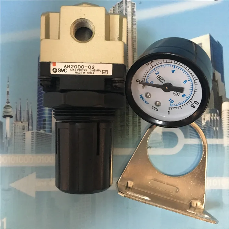 AR2000-02 SMC Pneumatic mini air pressure regulator With pressure gauge thread 1/4 inch air treatment units AR2000-02 SMC Pneumatic mini air pressure regulator With pressure gauge thread 1/4 inch air treatment units<br><br>Aliexpress