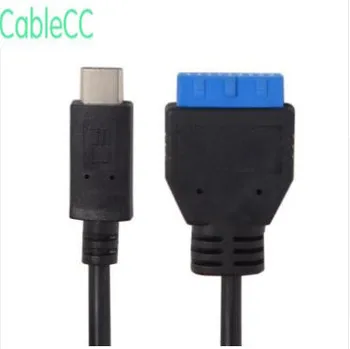 Single Port USB 3.1 Type-C USB-C Male to USB 3.0 Motherboard 19Pin 20Pin Header Cable
Single Port USB 3.1 Type-C USB-C Male to USB 3.0 Motherboard 19Pin 20Pin Header Cable
