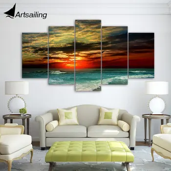 5 piece canvas art HD print beach seascape sunset rosy clouds painting paintings for living room wall free shipping ny-4333
5 piece canvas art HD print beach seascape sunset rosy clouds painting paintings for living room wall free shipping ny-4333