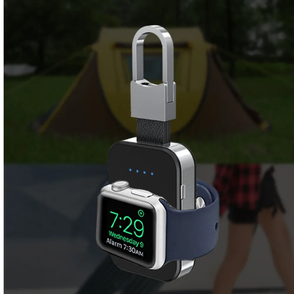 QI Wireless Charger For Apple Watch band 4 42mm/38mm iWatch 3 4 Portable smart watch External battery Pack KeyChain power bank
QI Wireless Charger For Apple Watch band 4 42mm/38mm iWatch 3 4 Portable smart watch External battery Pack KeyChain power bank