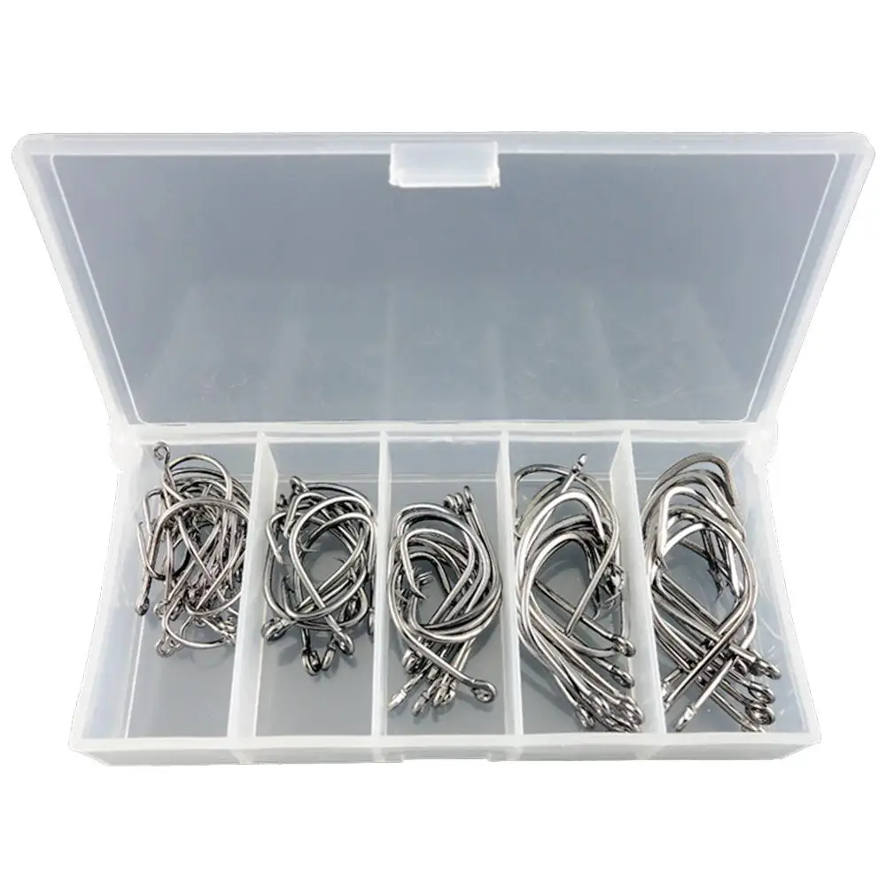 Silver Outdoor Tool Useful Fishing Tackle Reusable Carp Tuna Gadget Strong Hooks Barbed Hook Dropshipping
Silver Outdoor Tool Useful Fishing Tackle Reusable Carp Tuna Gadget Strong Hooks Barbed Hook Dropshipping
