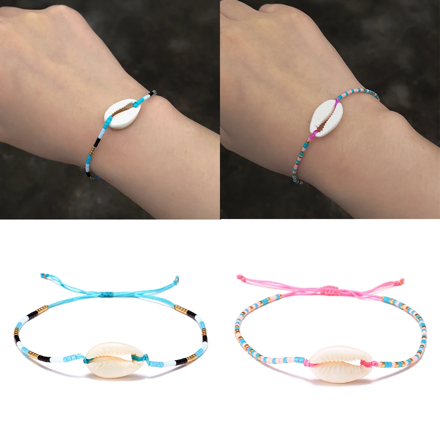 Boho Seashell Bracelet Handmade Natural Shell Mixed Colors Beads Bracelets for Women Colorful Hand-woven Bracelet Jewelry Gift
Boho Seashell Bracelet Handmade Natural Shell Mixed Colors Beads Bracelets for Women Colorful Hand-woven Bracelet Jewelry Gift