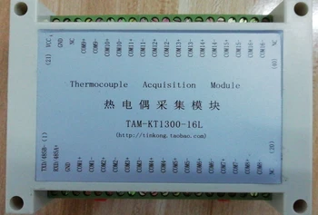 TAM-KT1300-16L 16-channel K-type Thermocouple Temperature Acquisition Module High Temperature and High Resolution
TAM-KT1300-16L 16-channel K-type Thermocouple Temperature Acquisition Module High Temperature and High Resolution