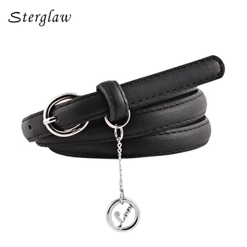 103CM Top female silver Circle pendant Leather Belts for women jeans decorative narrow belt ladies Dress ceinture femme N015
103CM Top female silver Circle pendant Leather Belts for women jeans decorative narrow belt ladies Dress ceinture femme N015