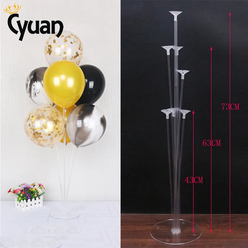 

2set Heart Balloons Holder Column Stand Baloon Stick Wedding Decor Globos Birthday Party Decorations Kids Ballon Baby Shower