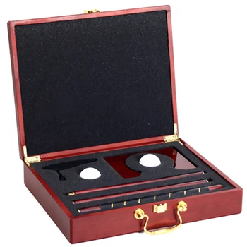 Deluxe Red wooden box classical executive office golf putting gift set
Deluxe Red wooden box classical executive office golf putting gift set