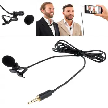4 Pole 3.5MM Headsets Microphone Mobile Phone DSLR Camera Clip-on Lapel Condenser Microphone for Recording / Speaking / Lectures
4 Pole 3.5MM Headsets Microphone Mobile Phone DSLR Camera Clip-on Lapel Condenser Microphone for Recording / Speaking / Lectures