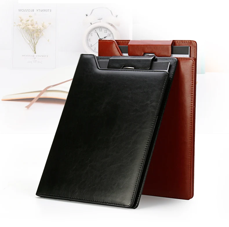 High Quality A4 PU leather File Folder Writing Pad Paper Clip Padfolio Business Conference Folder For Office School Supplies
High Quality A4 PU leather File Folder Writing Pad Paper Clip Padfolio Business Conference Folder For Office School Supplies