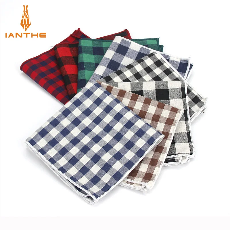 Brand New Men's 100% Cotton Handkerchiefs Woven Plaid Pocket Square Male Wedding Party Handkerchief Vintage Towels Fashion Hanky
Brand New Men's 100% Cotton Handkerchiefs Woven Plaid Pocket Square Male Wedding Party Handkerchief Vintage Towels Fashion Hanky